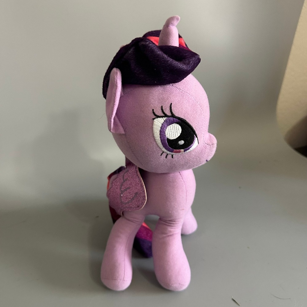 My Little Pony Twilight Sparkle Plush 2017 Purple Alican Glitter Wings Toy